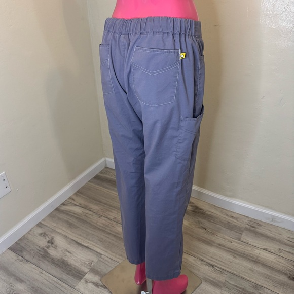 WonderWink Pants - WonderWink Blue Scrub Pants | Size Small | Elastic Waist Cargo